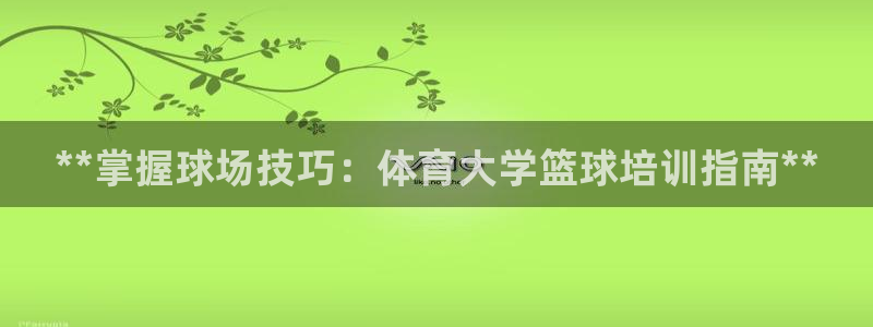 焦点娱乐软件版本区别：**掌握球场技巧：体育大学篮球