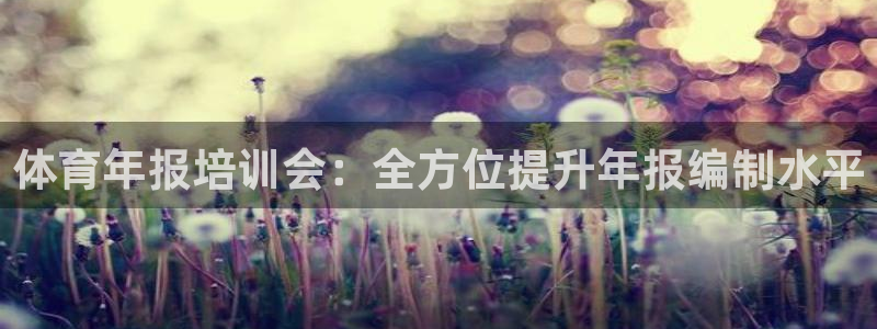 焦点娱乐官方网站下载手机版：体育年报培训会：全方位提