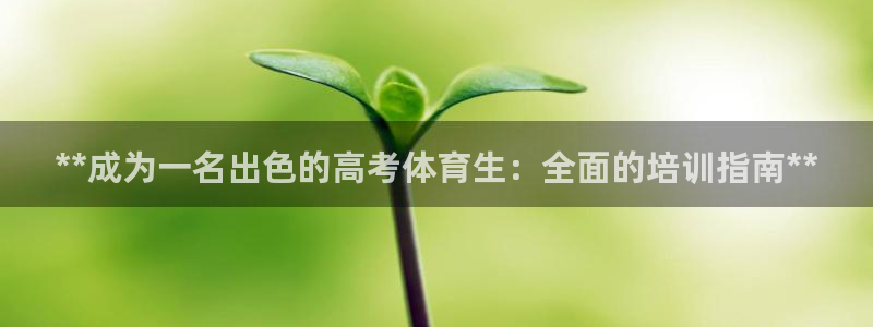 焦点娱乐游戏怎么玩视频：**成为一名出色的高考体育生