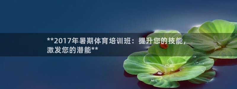 焦点娱乐官方网站下载：**2017年暑期体育培训班：