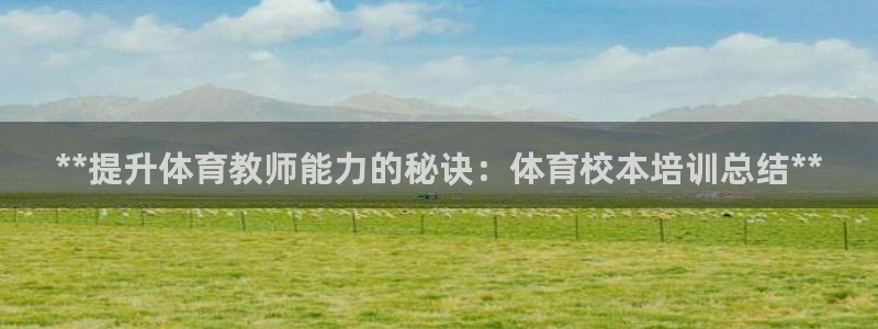 焦点娱乐官方网站入口在线观看：**提升体育教师能力的